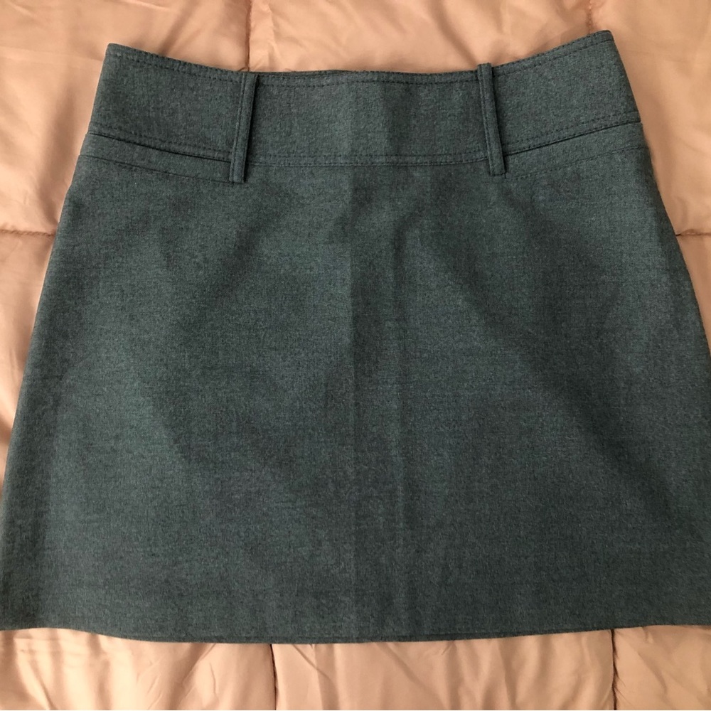 The limited skirt. Gray. Sz 8